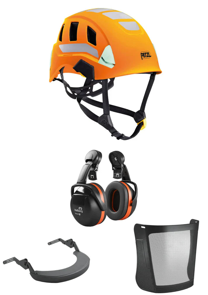 Petzl Strato Vent Climbing Helmet Bundle
