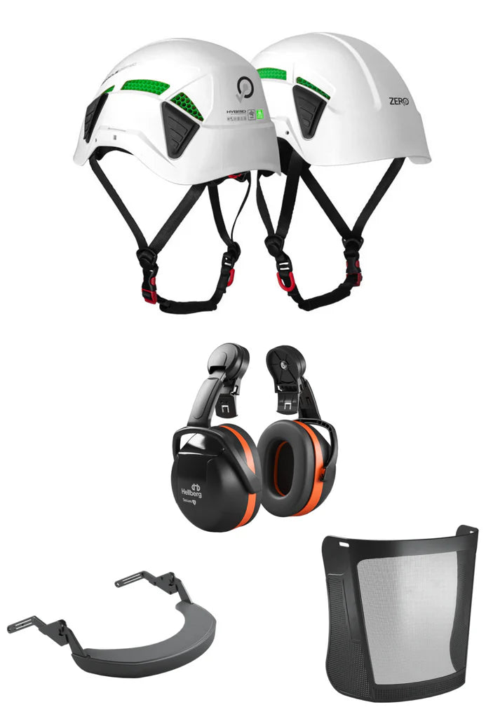 ZERO Pinnacle Zertec Vent Helmet Bundle