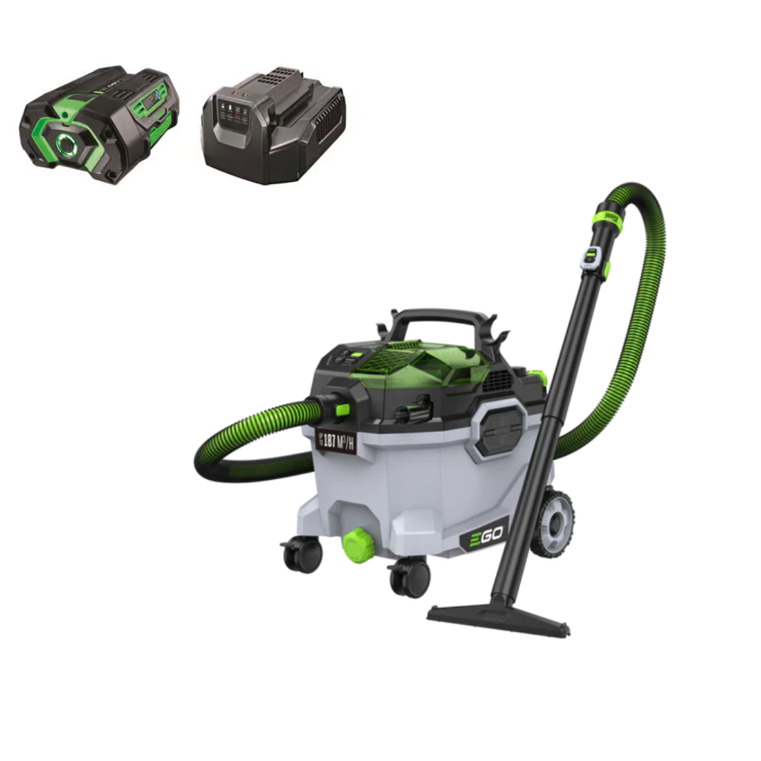 Ego WDV0900E 34L Wet/Dry Vacuum Bundle