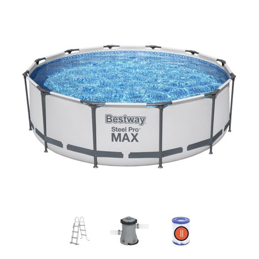Bestway 12ft X 39.5" Steel Pro Max Round Pool Set