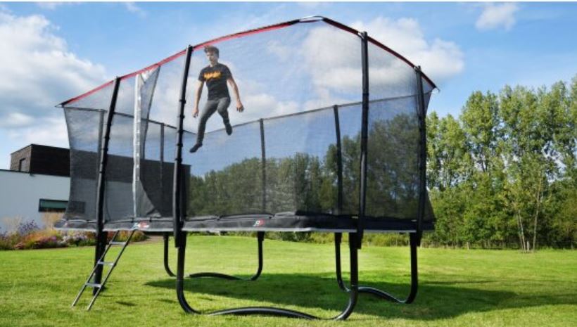 Trampoline with a Safety Net