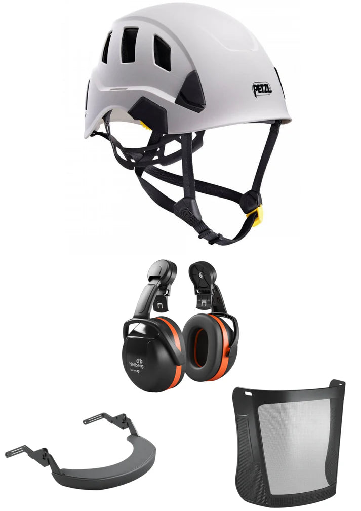 Petzl Strato Vent Climbing Helmet Bundle