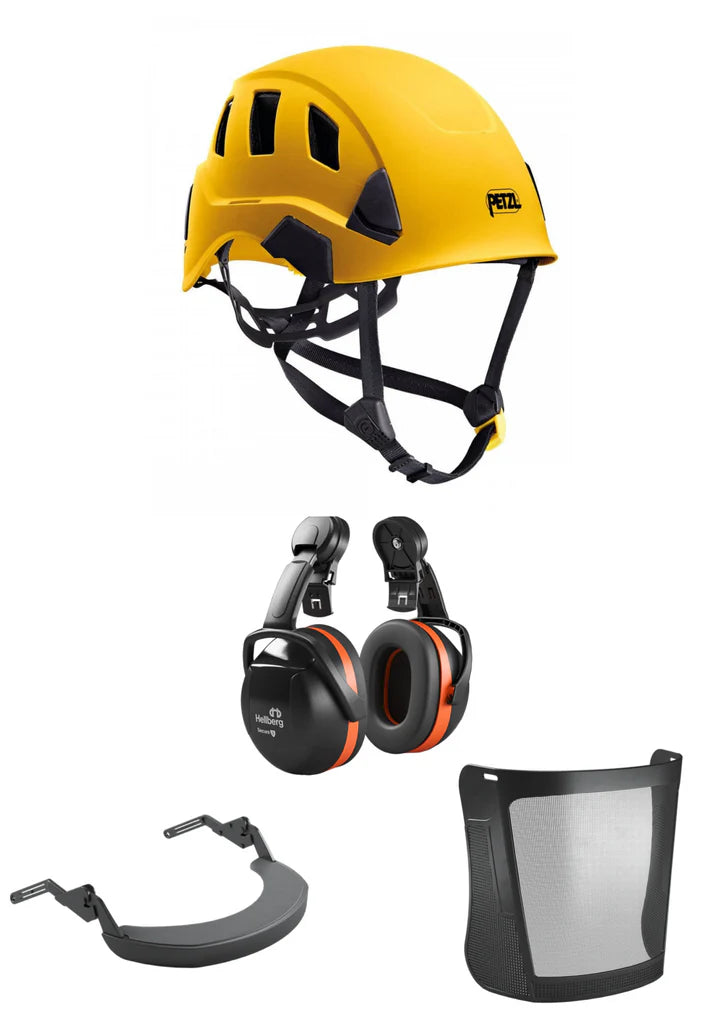 Petzl Strato Vent Climbing Helmet Bundle