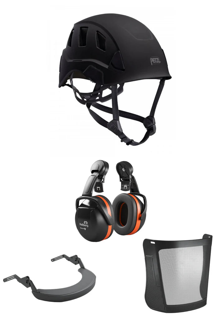 Petzl Strato Vent Climbing Helmet Bundle