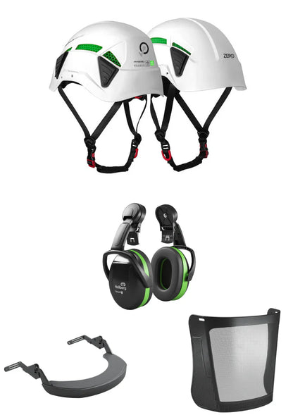 ZERO Pinnacle Zertec Vent Helmet Bundle