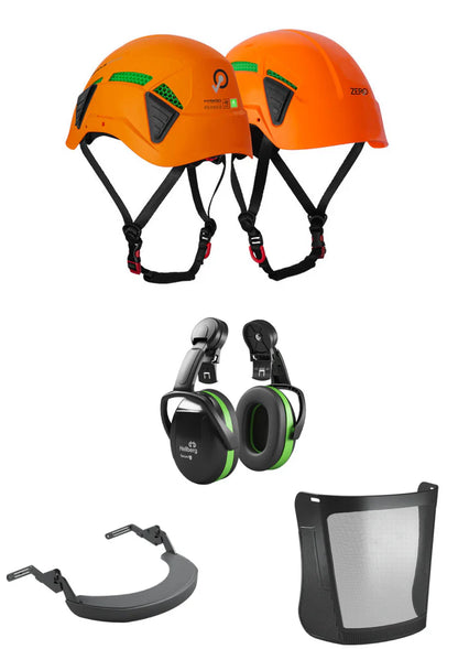 ZERO Pinnacle Zertec Vent Helmet Bundle