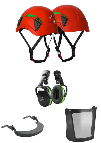 ZERO Pinnacle Zertec Vent Helmet Bundle