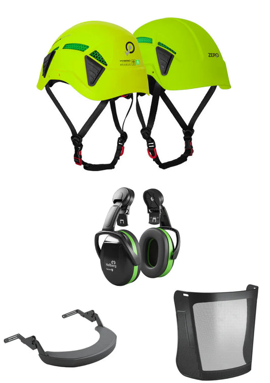 ZERO Pinnacle Zertec Vent Helmet Bundle