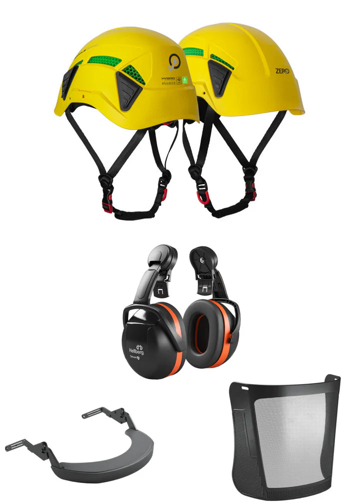 ZERO Pinnacle Zertec Vent Helmet Bundle