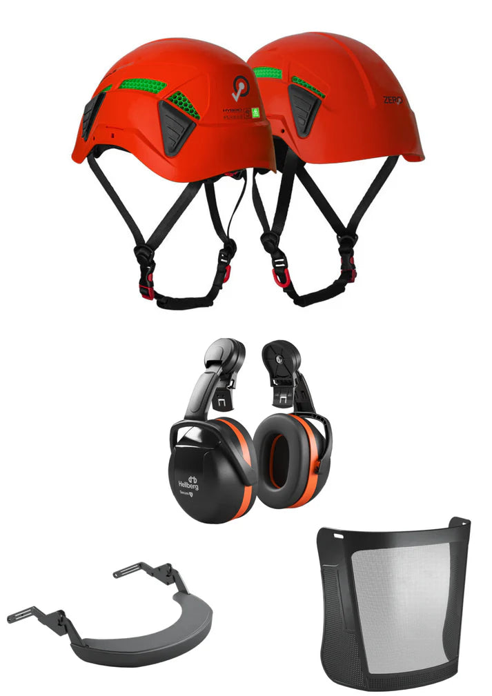 ZERO Pinnacle Zertec Vent Helmet Bundle