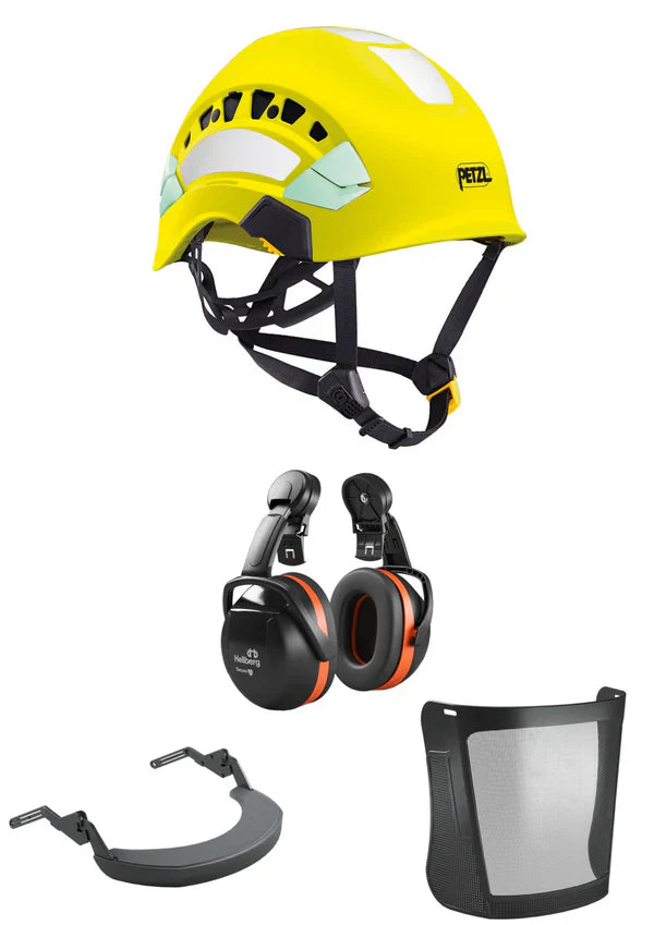 Petzl Vertex Vent Climbing Helmet Bundle
