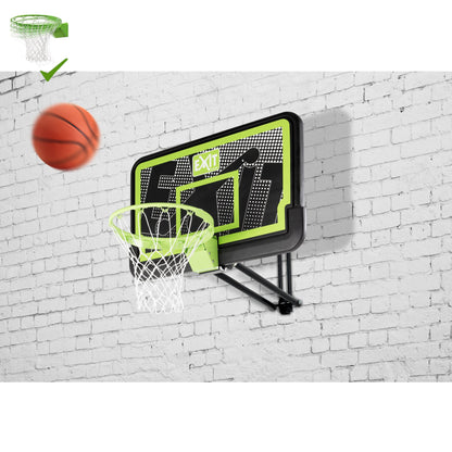 EXIT Galaxy Wall-Mounted Basketball Backboard with Dunk Ring