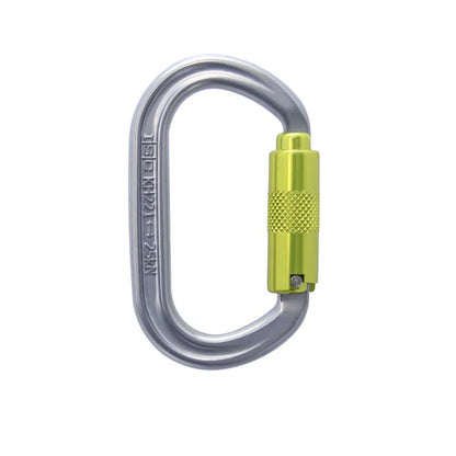 ISC Oval Lemon Titanium 3-Pack Karabiner