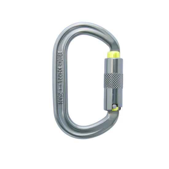 ISC Oval Lemon Titanium 3-Pack Karabiner