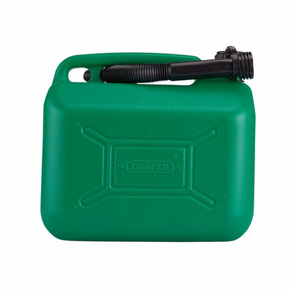 Draper Plastic Fuel Can, 10L, Green