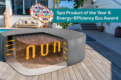 Lay-Z-Spa Square Thermal Hot Tub Cover - X Large 230cm x 71 cm