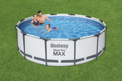 Bestway 12ft X 39.5" Steel Pro Max Round Pool Set