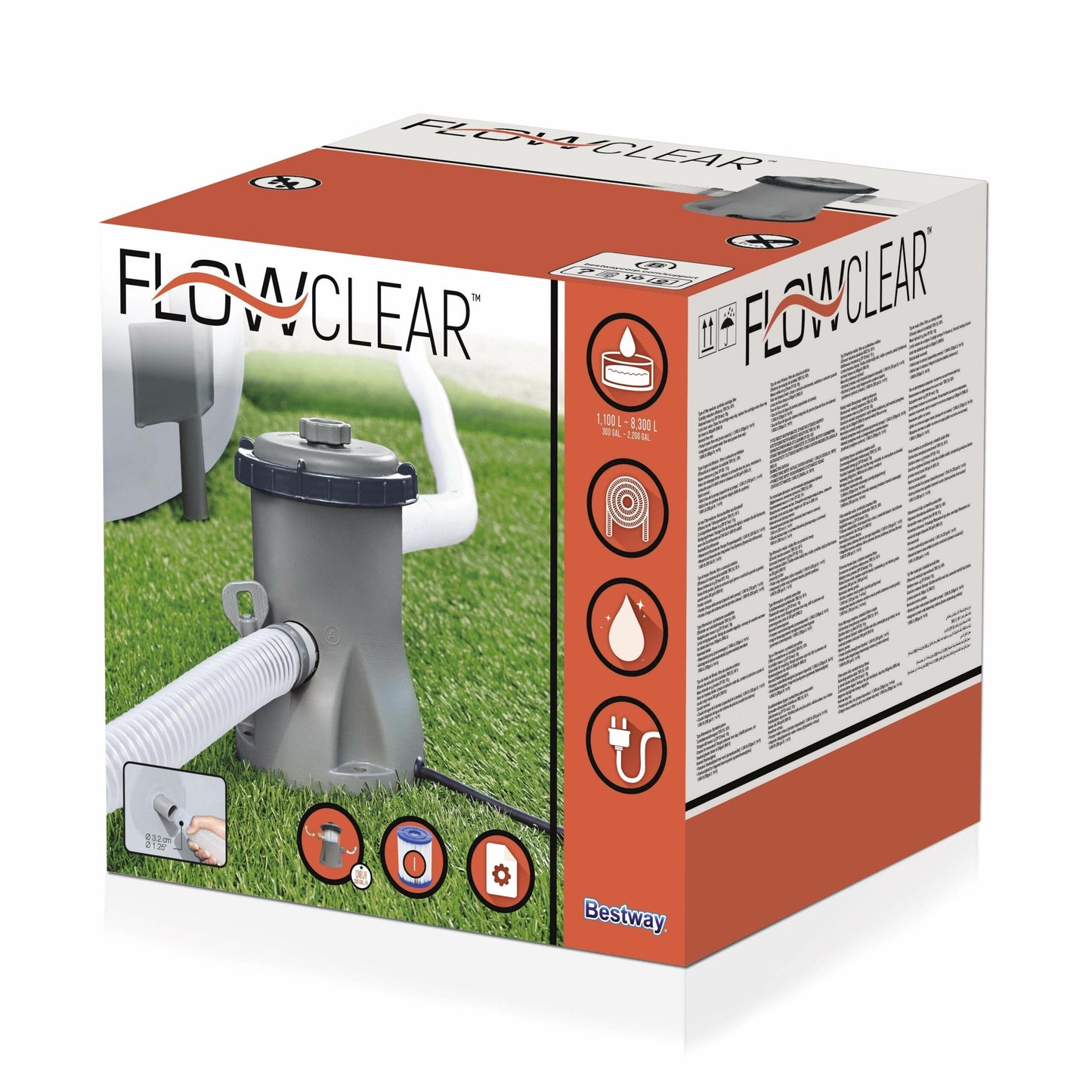 Bestway 330gal Flowclear Filter Pump