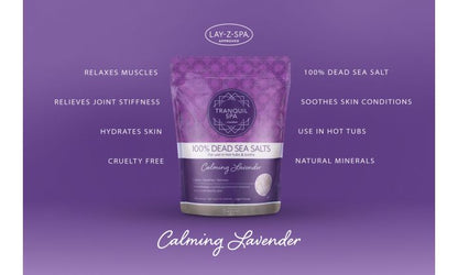 Tranquil Spa Dead Sea Salts ‑ Lavender