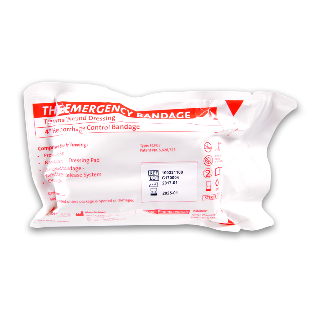 First Aid 4" Emergency Bandage