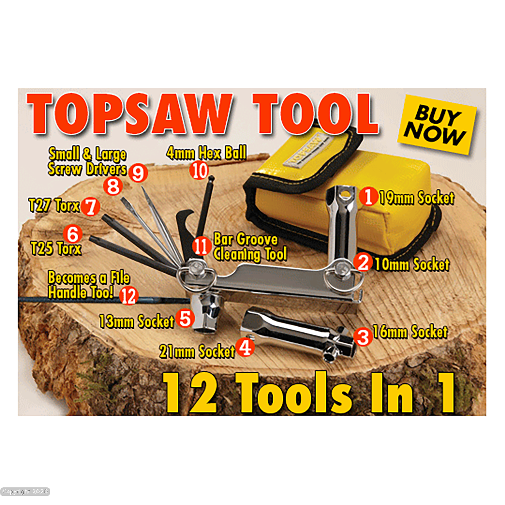 TOPSAW - The Ultimate All-In-One Chainsaw Maintenance Tool