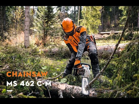 ガチャフォース Stihl MS 462 C‑M Petrol Chainsaw – 72.2 cc Pro Forestry