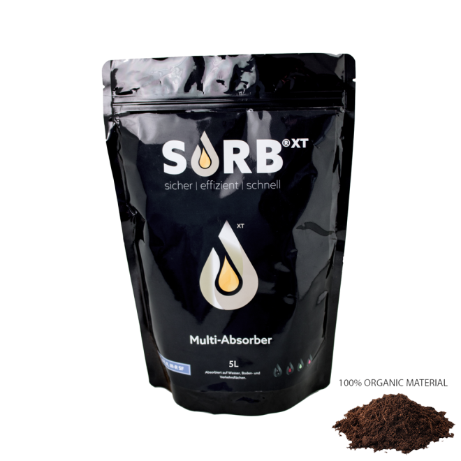 SORB XT 5L Sachet Organic Binder - Absorbs 3.6l