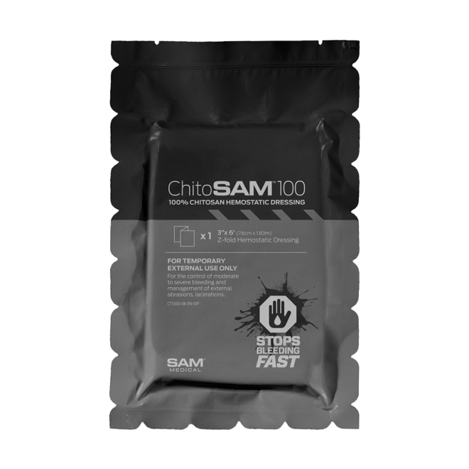 SAM ChitoSAM 100 - Z-Fold 3" x 76" (7.6cm x 183cm)