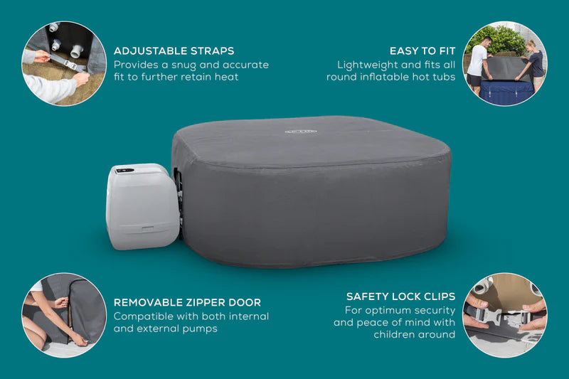 Lay-Z-Spa Square Thermal Hot Tub Cover - X Large 230cm x 71 cm