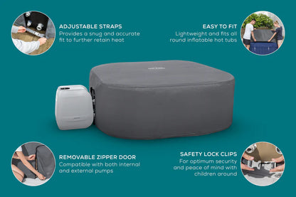 Lay-Z-Spa Square Thermal Hot Tub Cover - X Large 230cm x 71 cm